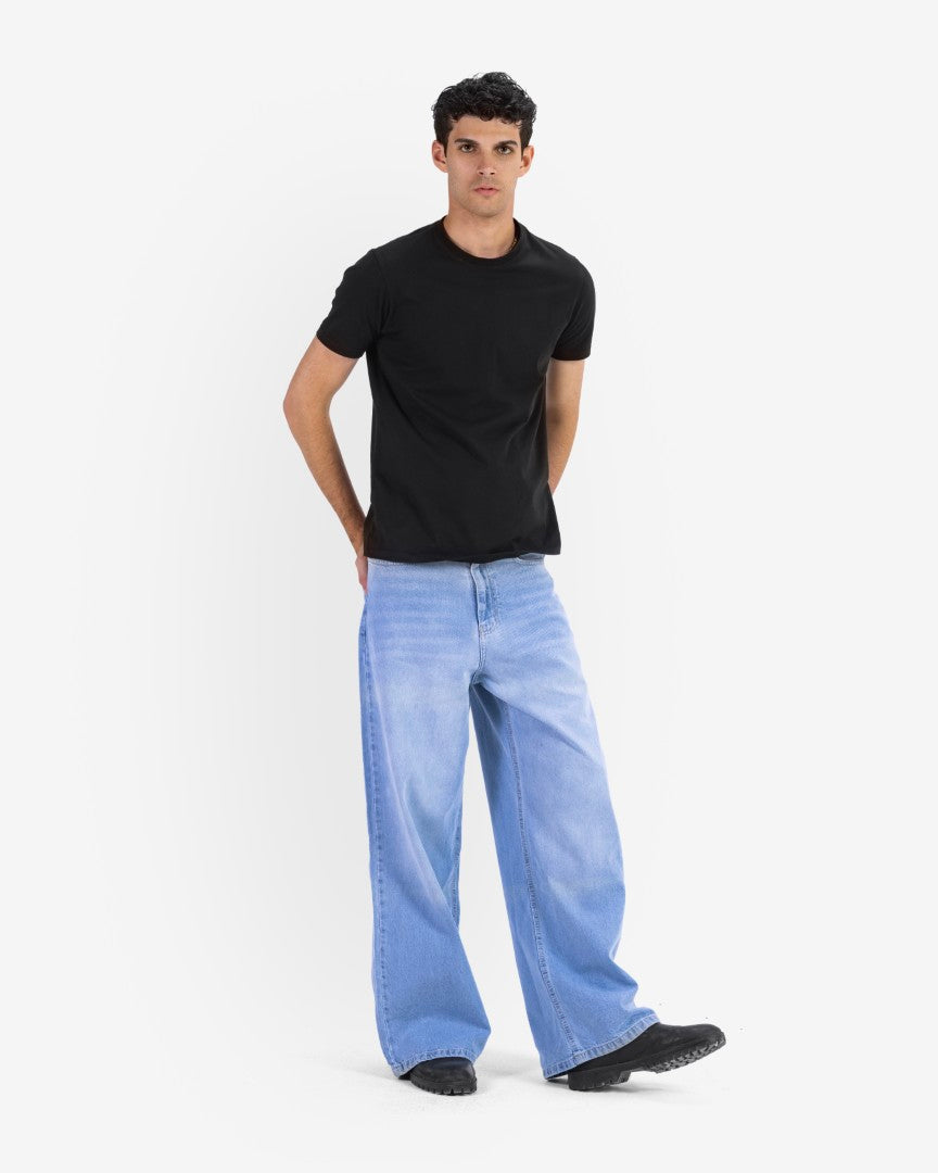Sky Blue baggy denim