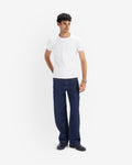 Raw blue regular fit jeans