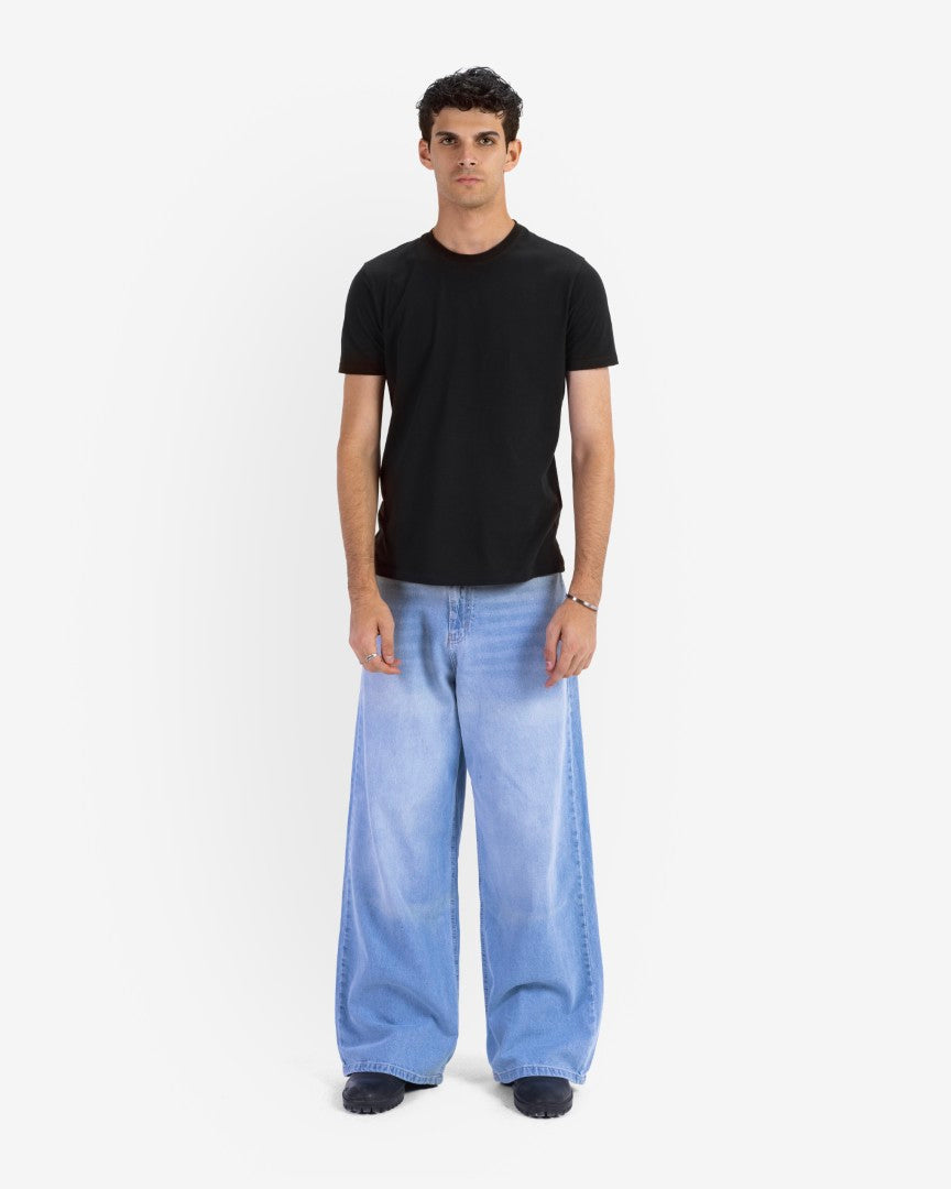 Sky Blue baggy denim