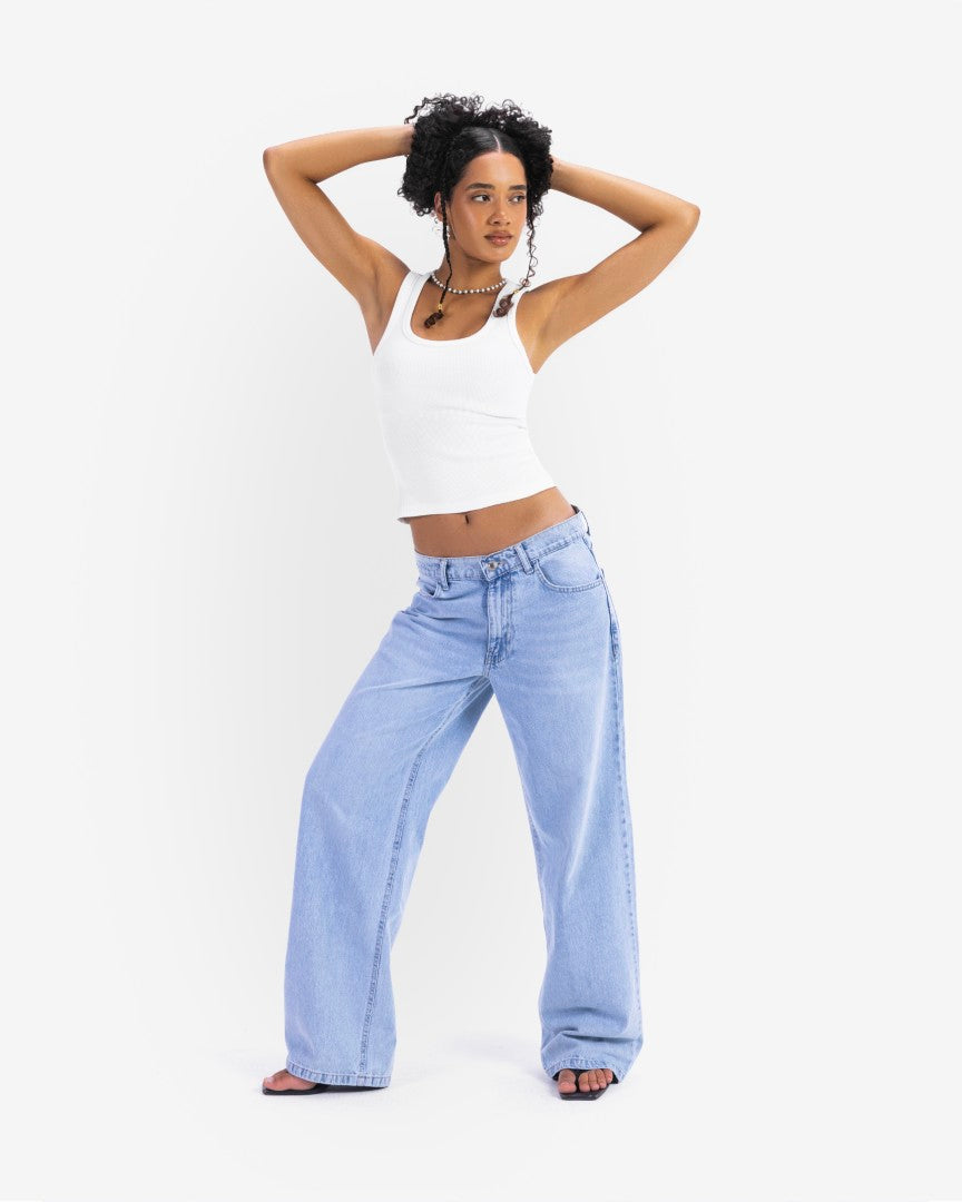 Sky blue regular fit jeans