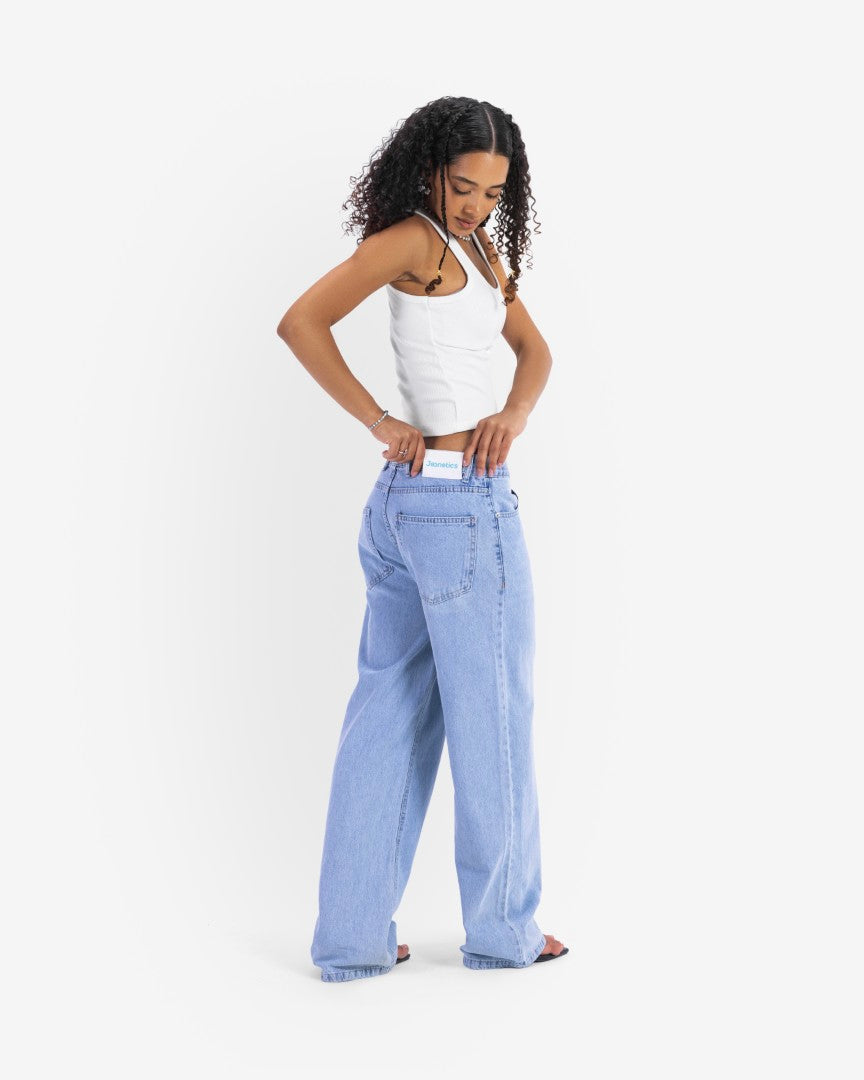 Sky blue regular fit jeans