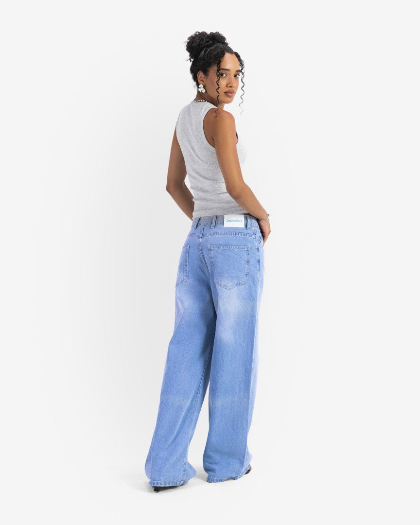 Sky Blue baggy denim